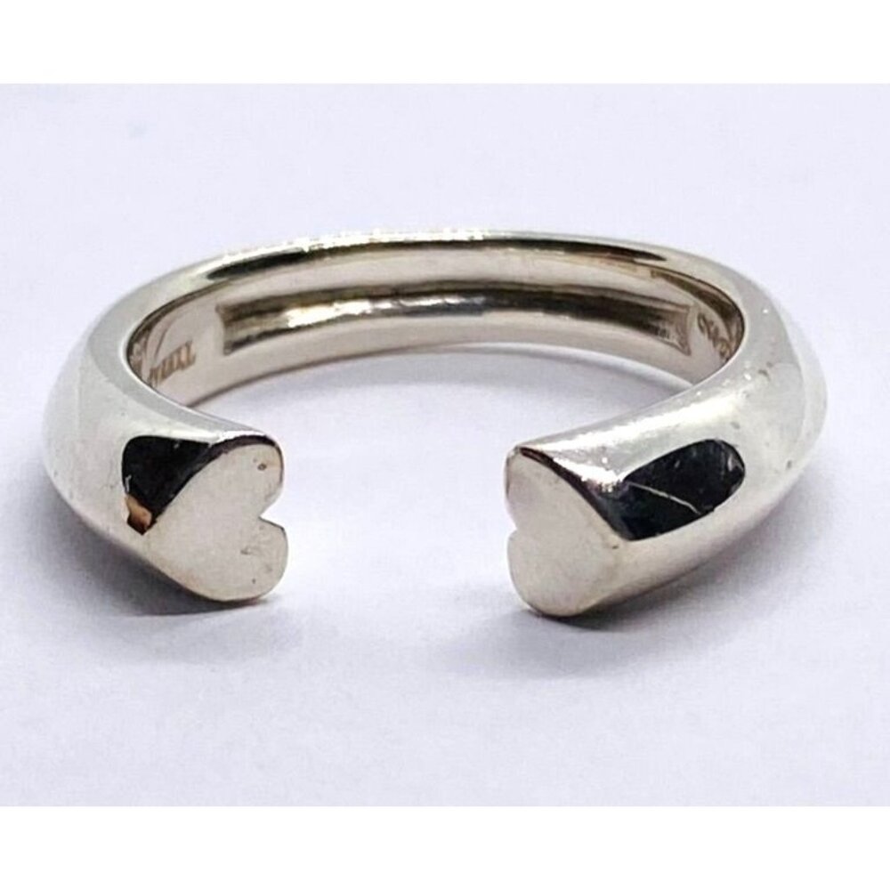 SOLD!! Tiffany & Co Paloma Picasso Tenderness Heart Ring Silver Size 5